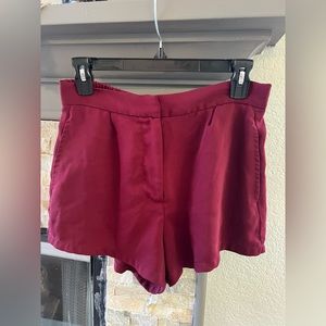 Maroon shorts